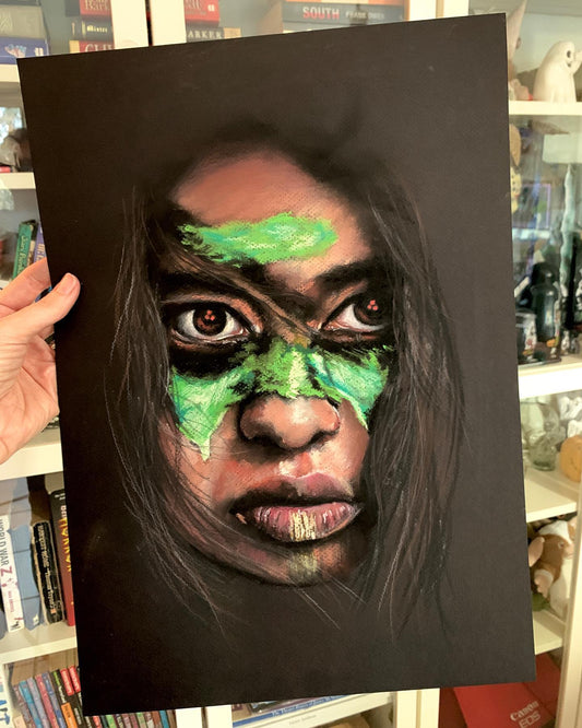 ChantalLauraHandley ORIGINAL ARTWORK SOLD - PREY - NARU - Original Pastel Artwork - SOLD