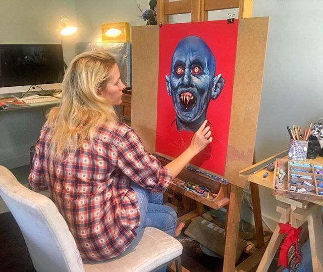 ChantalLauraHandley ORIGINAL ARTWORK Kurt Barlow - Salems Lot