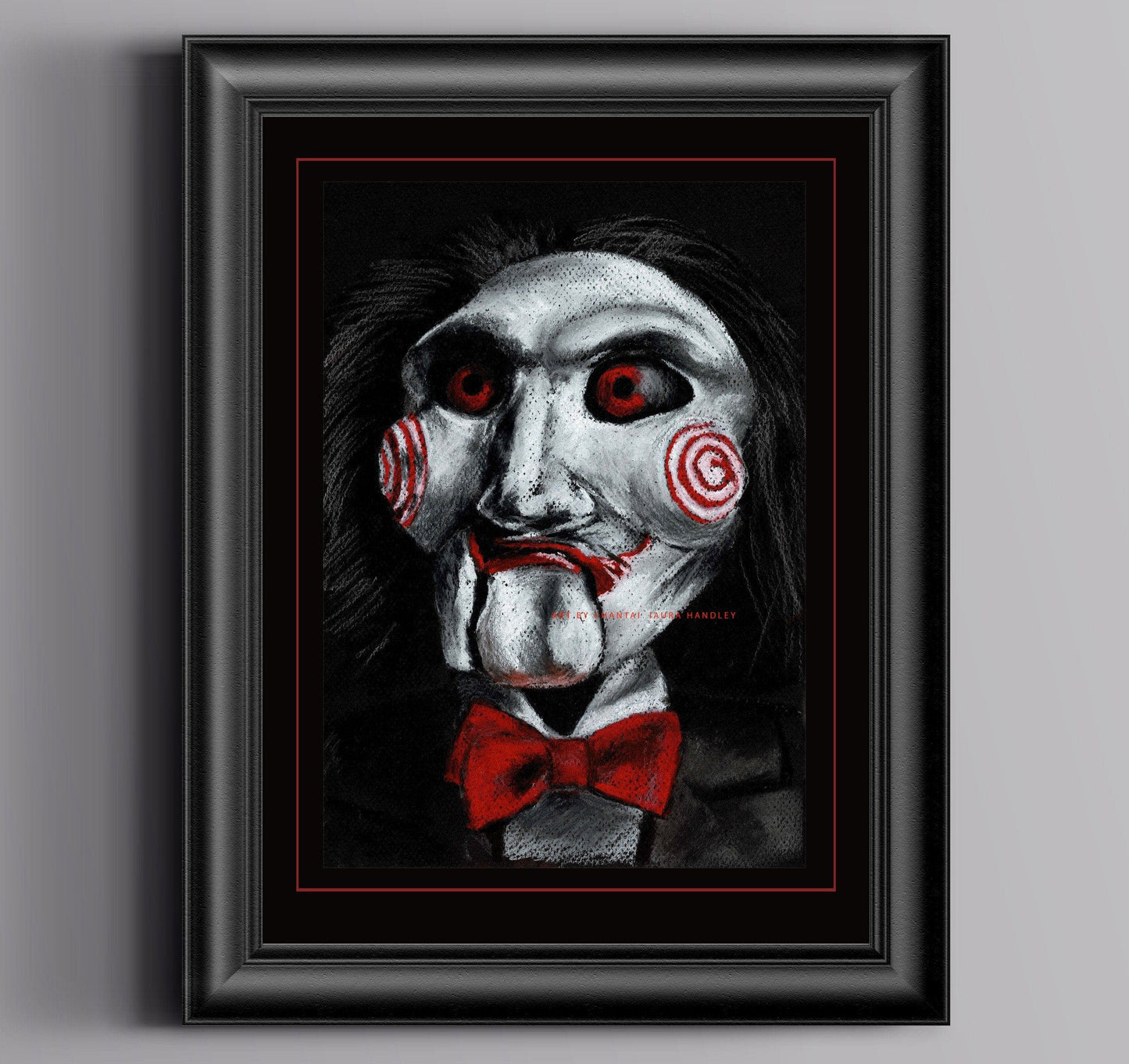 ChantalLauraHandley ORIGINAL ARTWORK Billy the Puppet - Original Pastel Artwork
