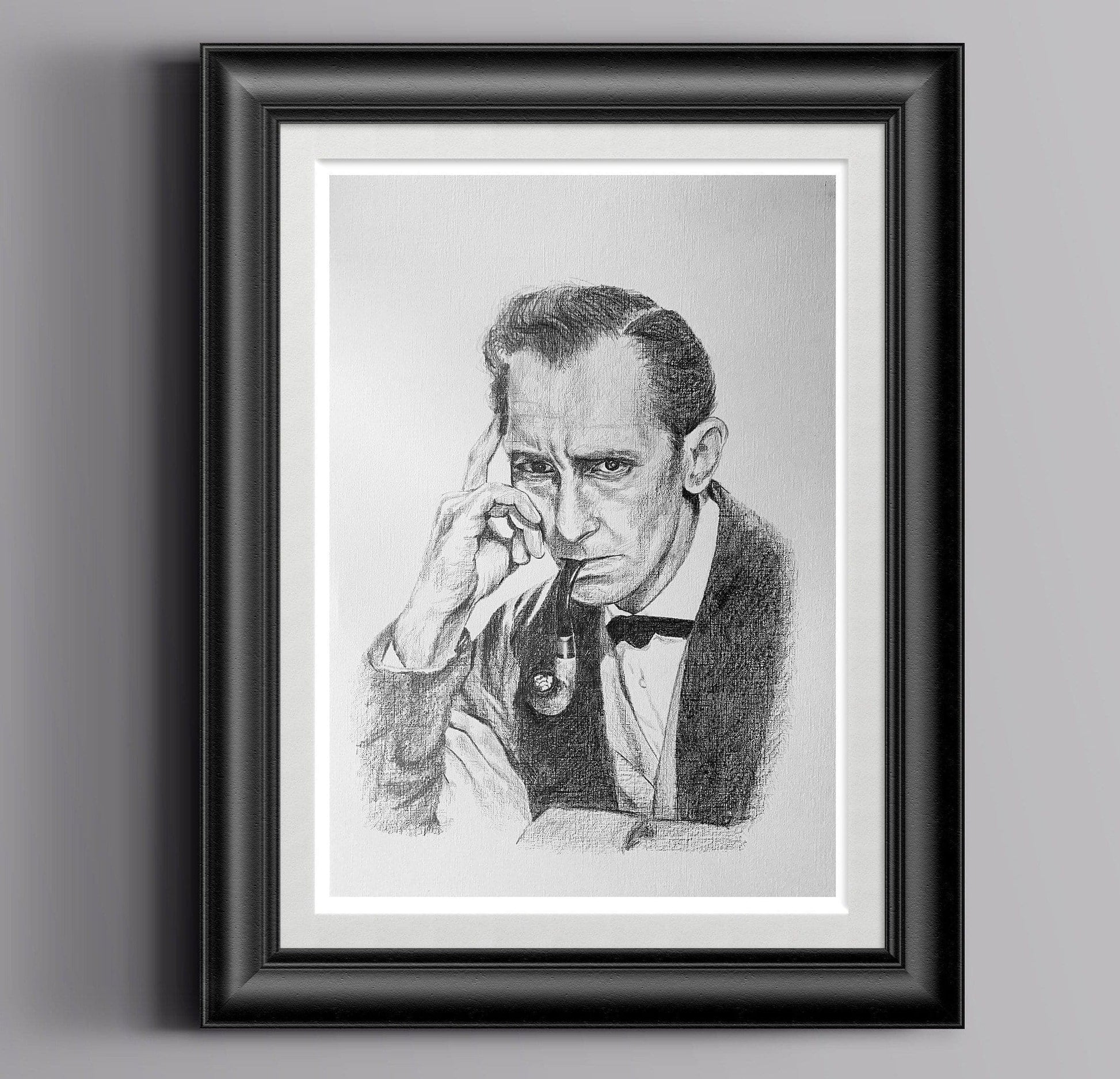 ChantalLauraHandley ORIGINAL ARTWORK SHERLOCK HOLMES - Original Pastel Artwork