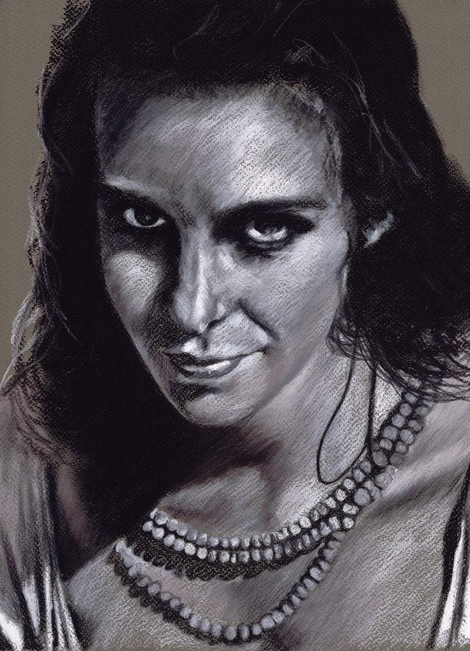 ChantalLauraHandley ORIGINAL ARTWORK STRANGLERS OF BOMBAY - Original Pastel Artwork
