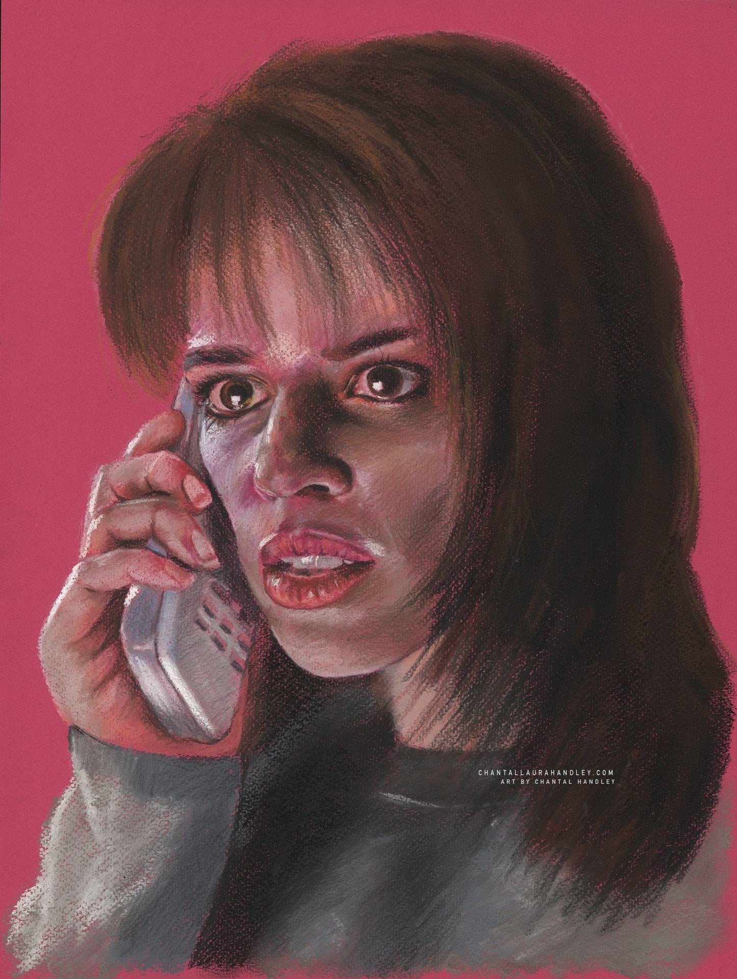 ChantalLauraHandley ORIGINAL ARTWORK Sidney Prescott - Original Pastel Artwork