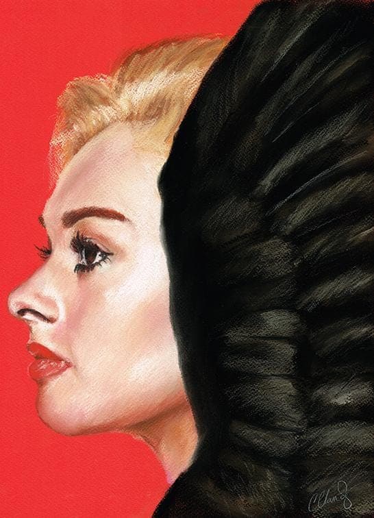 ChantalLauraHandley ART PRINT 11.6 x 16.5 Tippi Hedren - The Birds