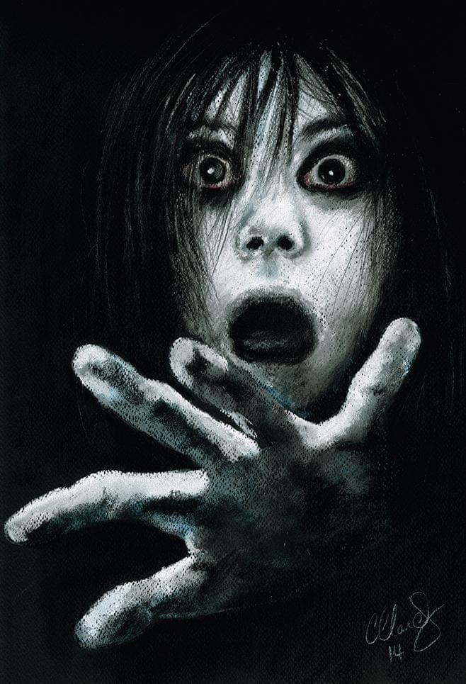 ChantalLauraHandley ART PRINT 11.7 x 16.5 in The Grudge - Ju-On
