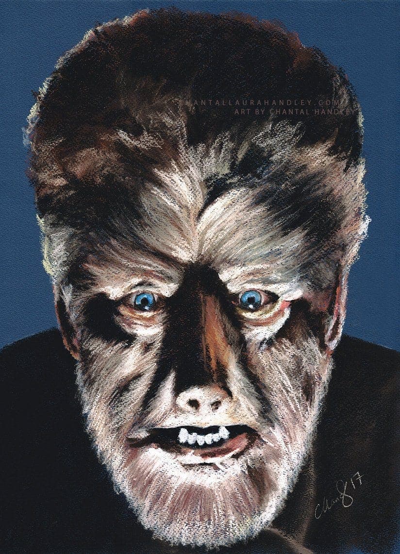 ChantalLauraHandley ART PRINT The Wolfman