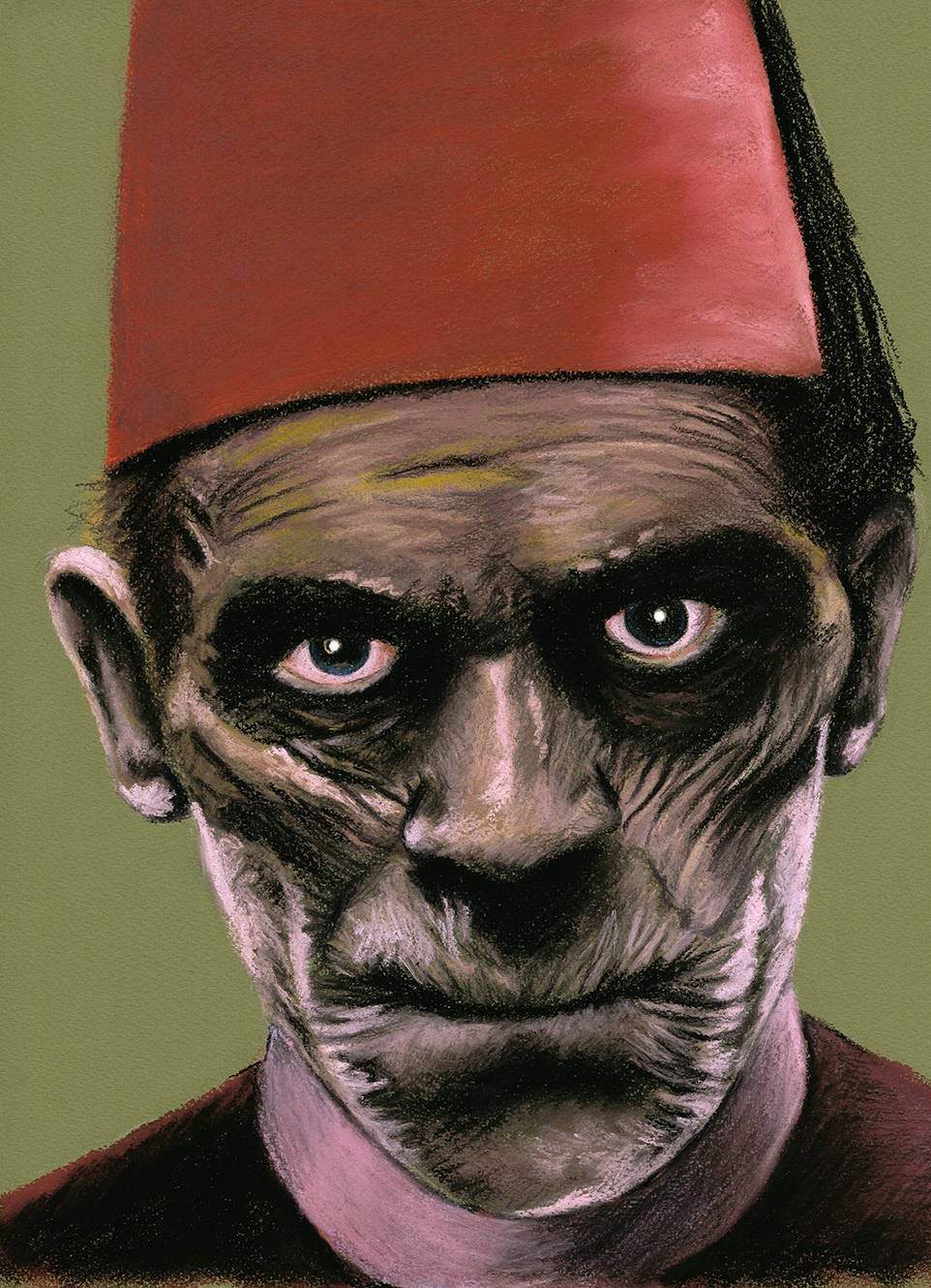 ChantalLauraHandley ORIGINAL ARTWORK UNIVERSAL MONSTER - THE MUMMY - Original Pastel Artwork