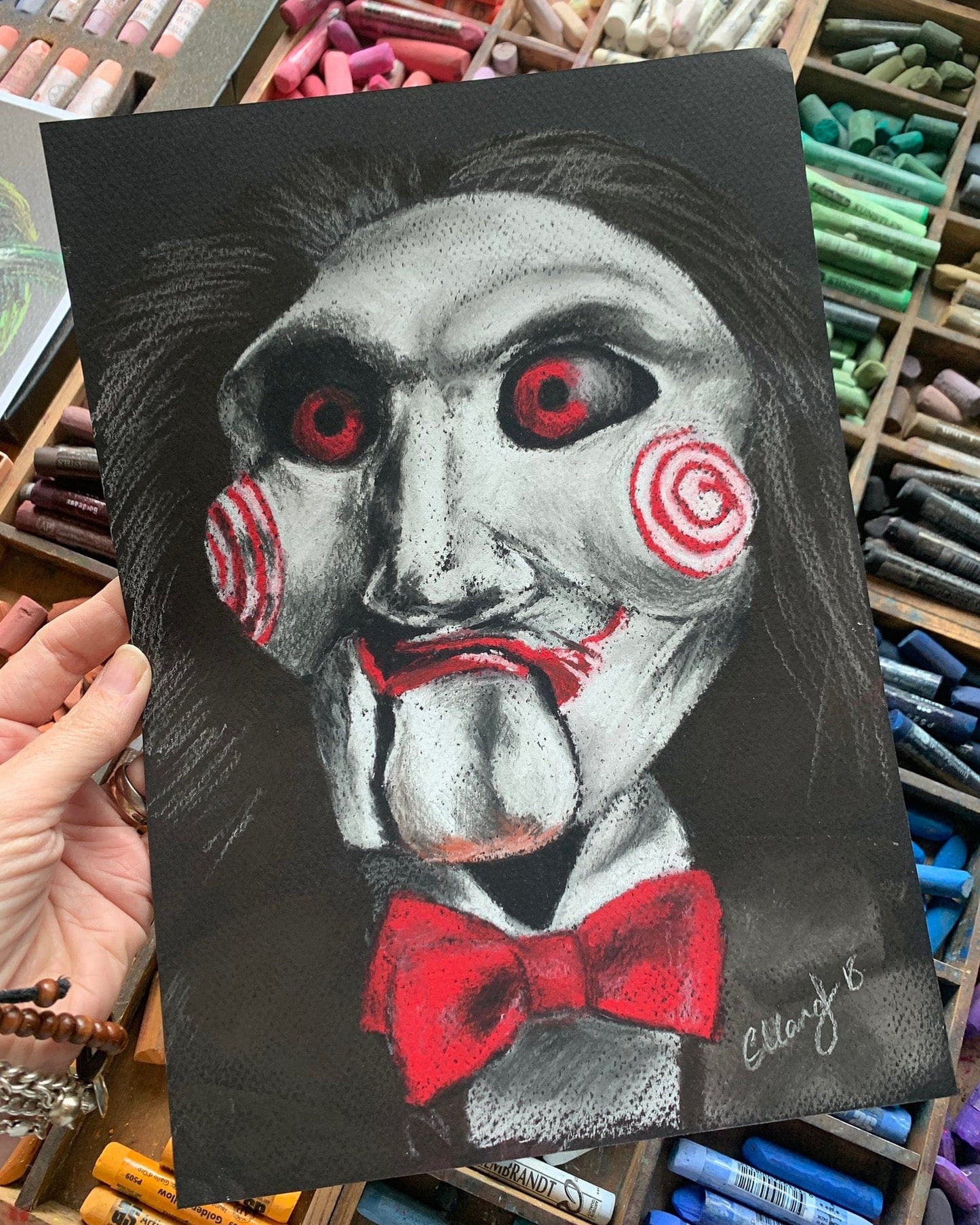 SAW - Original Pastel Artwork