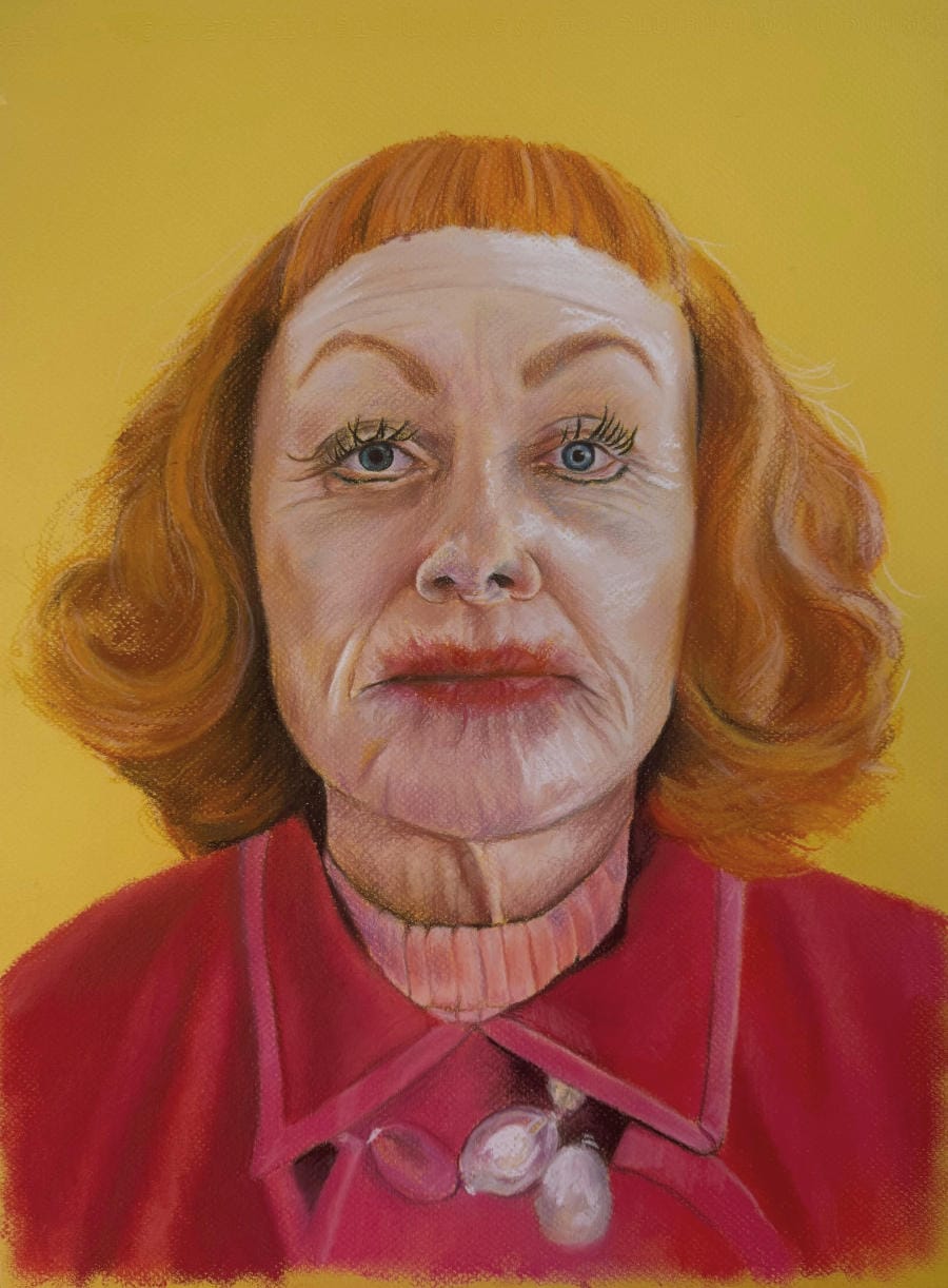 Chantal Laura Handley ORIGINAL ARTWORK Aunt Gladys - Weapons