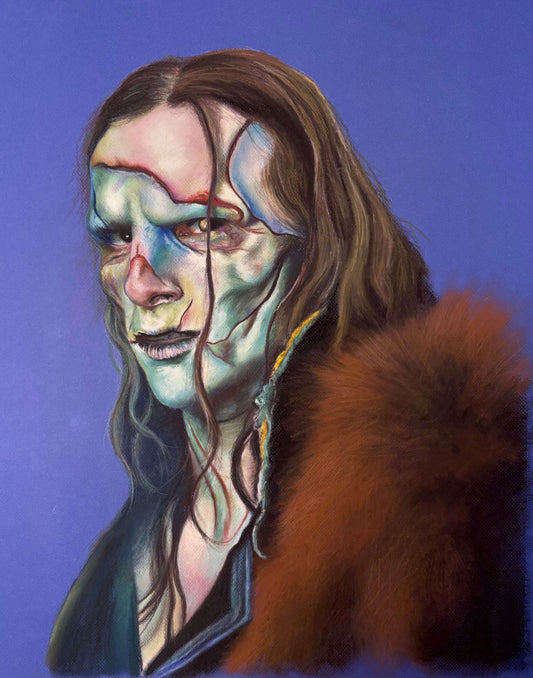 Chantal Laura Handley ORIGINAL ARTWORK Frankenstein - A Guillermo Del Toro Tribute | Original Pastel Artwork
