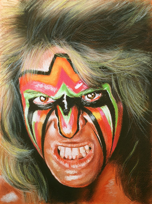 ChantalLauraHandley ORIGINAL ARTWORK THE ULTIMATE WARRIOR Artwork