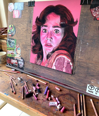 ChantalLauraHandley ORIGINAL ARTWORK SUSPIRIA - Suzy Bannion - ORIGINAL ARTWORK