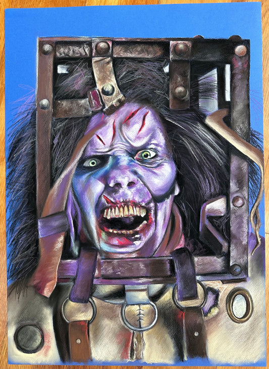 ChantalLauraHandley ORIGINAL ARTWORK THE JACKAL - Original Pastel Artwork