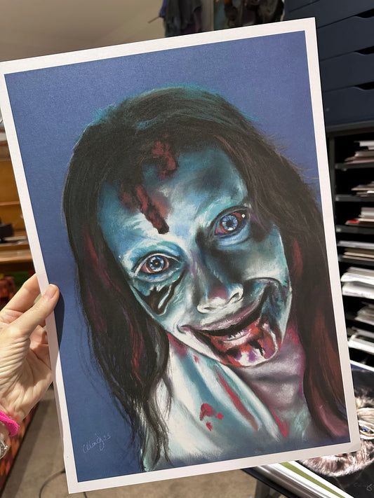 Chantal Laura Handley ART PRINT Ellie - Evil Dead