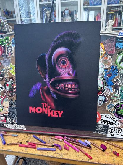 ChantalLauraHandley ORIGINAL ARTWORK The Monkey - Original Pastel Artwork