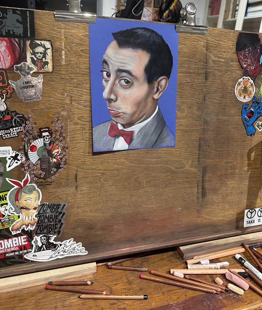 ChantalLauraHandley ORIGINAL ARTWORK PEE-WEE HERMAN