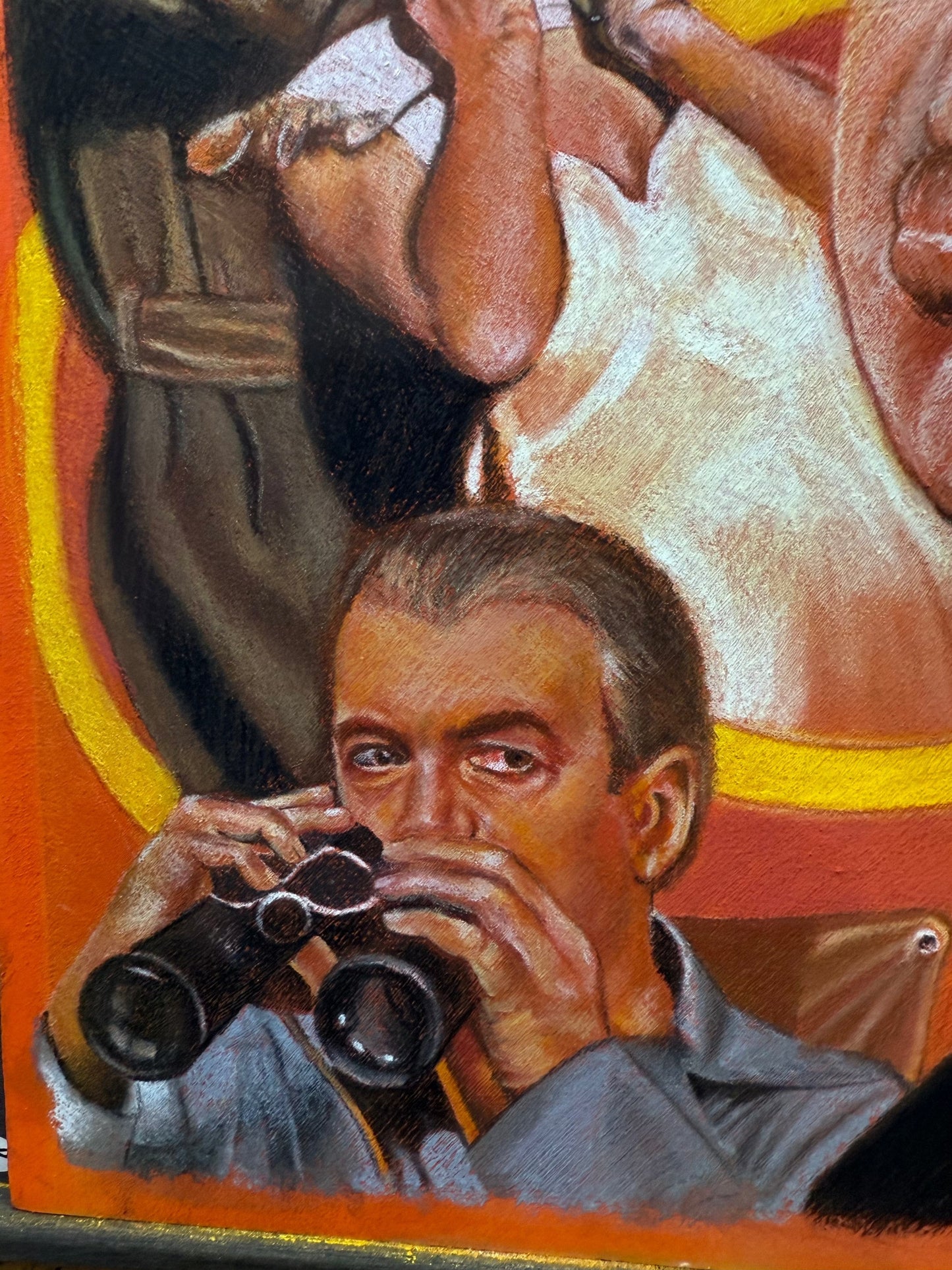 ChantalLauraHandley ORIGINAL ARTWORK Alfred Hitchcock