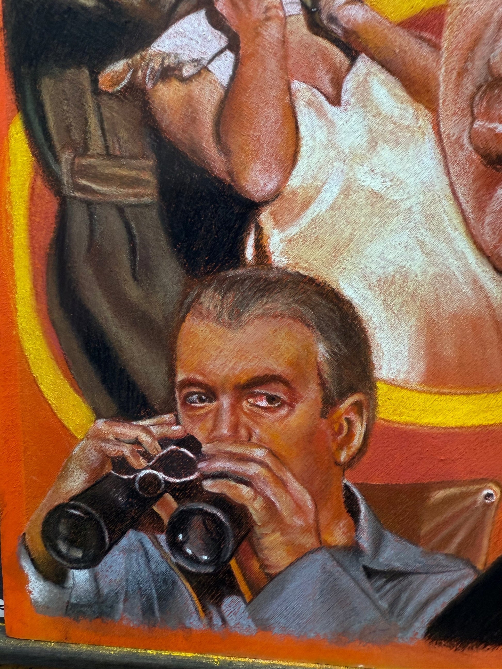 ChantalLauraHandley ORIGINAL ARTWORK Alfred Hitchcock
