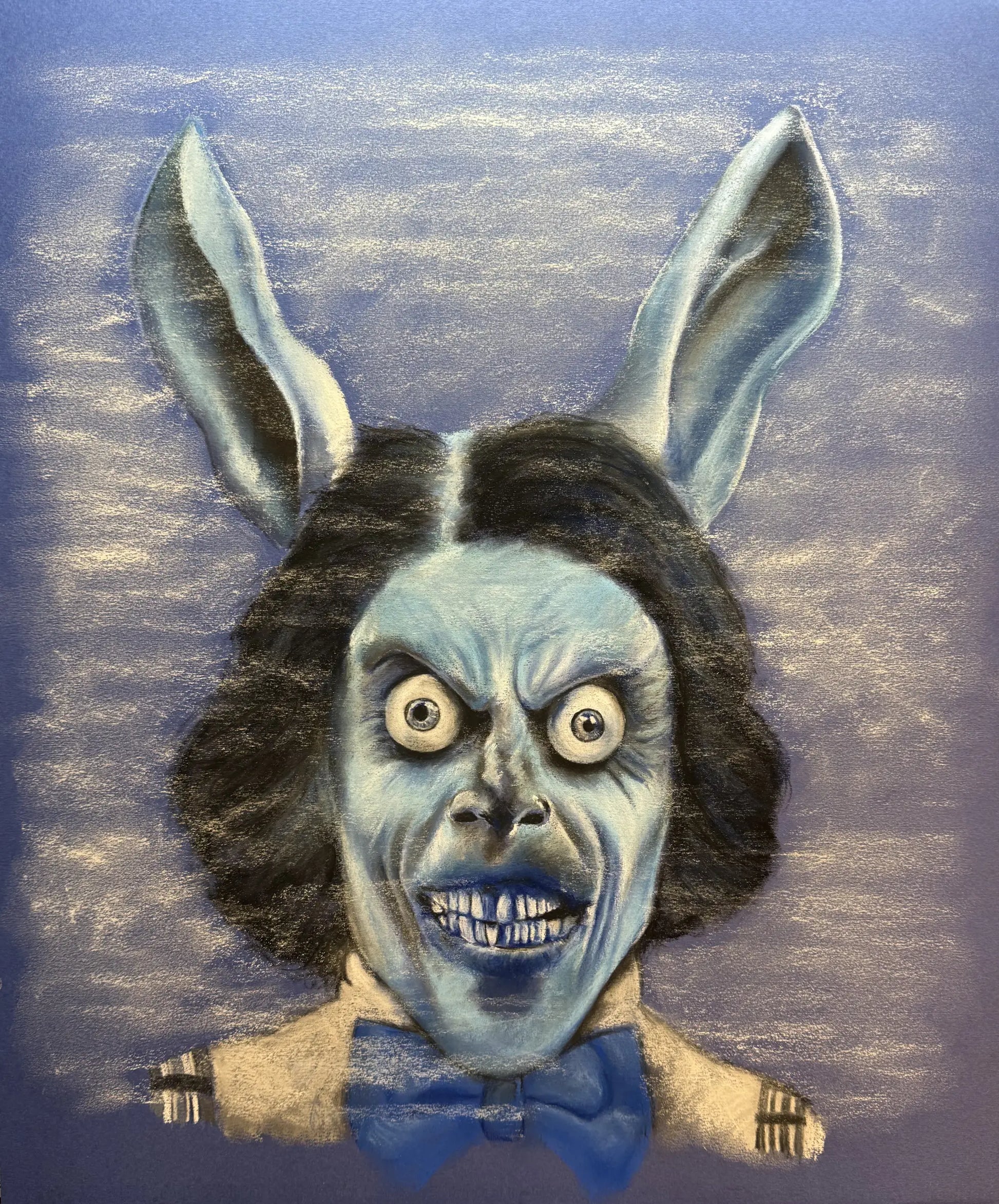 ChantalLauraHandley ORIGINAL ARTWORK Jack the Donkey (Hokum, 2026) - Original Soft Pastel Portrait
