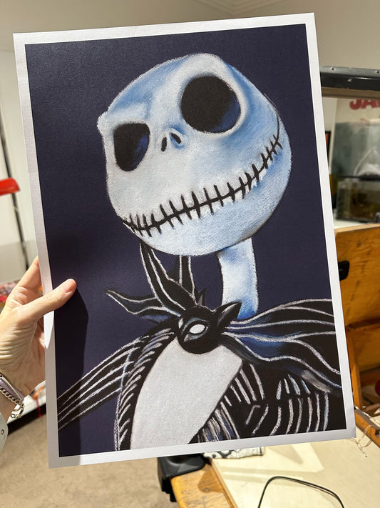 Chantal Laura Handley ART PRINT Jack Skellington - Nightmare Before Christmas