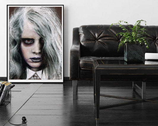 ChantalLauraHandley ART PRINT 11.6" x 16.5 in Karen Cooper - Night of the Living Dead