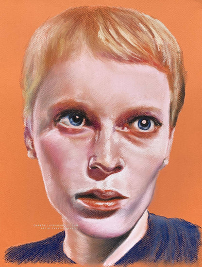 ChantalLauraHandley ORIGINAL ARTWORK Rosemary’s Baby - Original Pastel Artwork