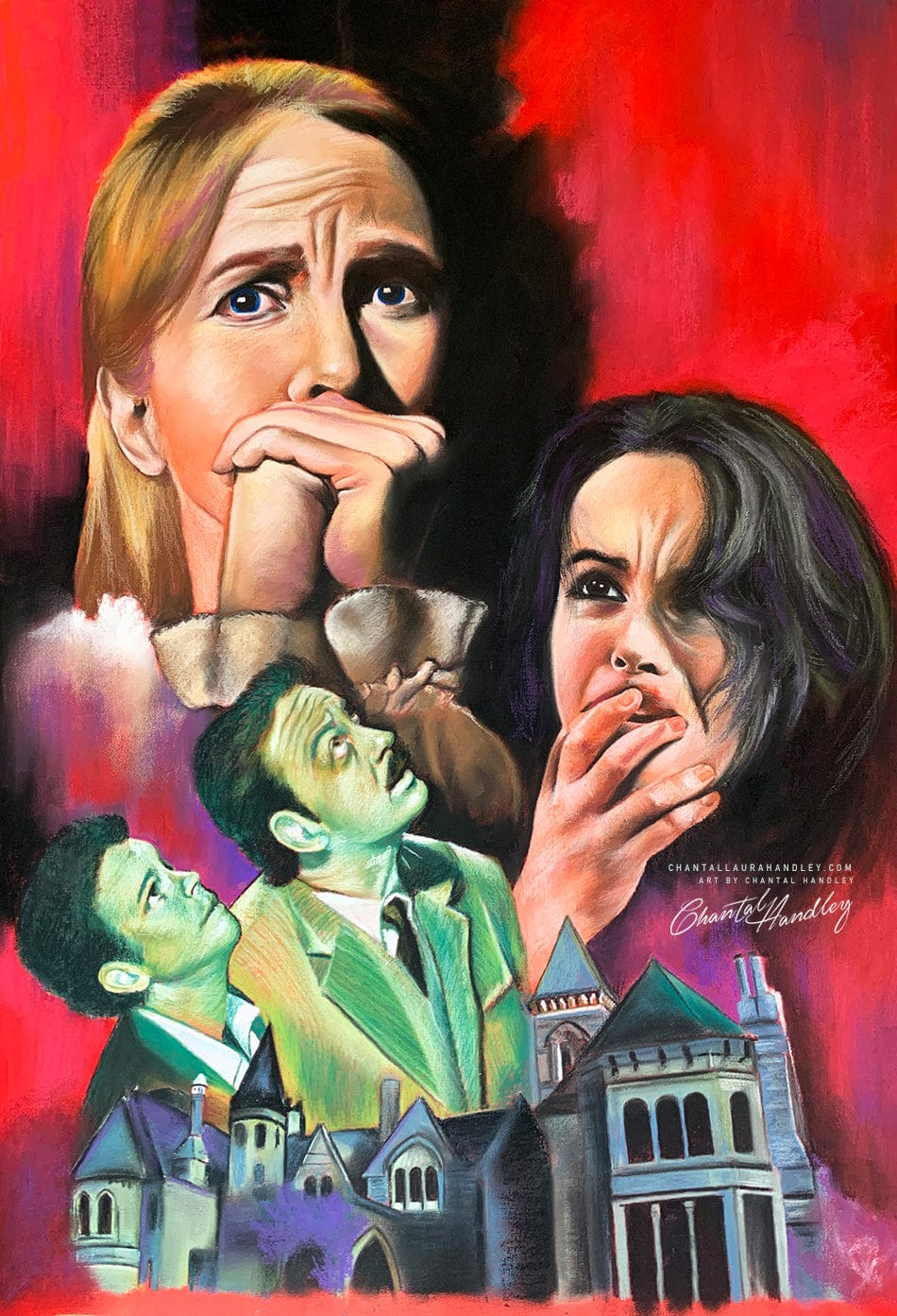 The Haunting - Original Pastel Artwork