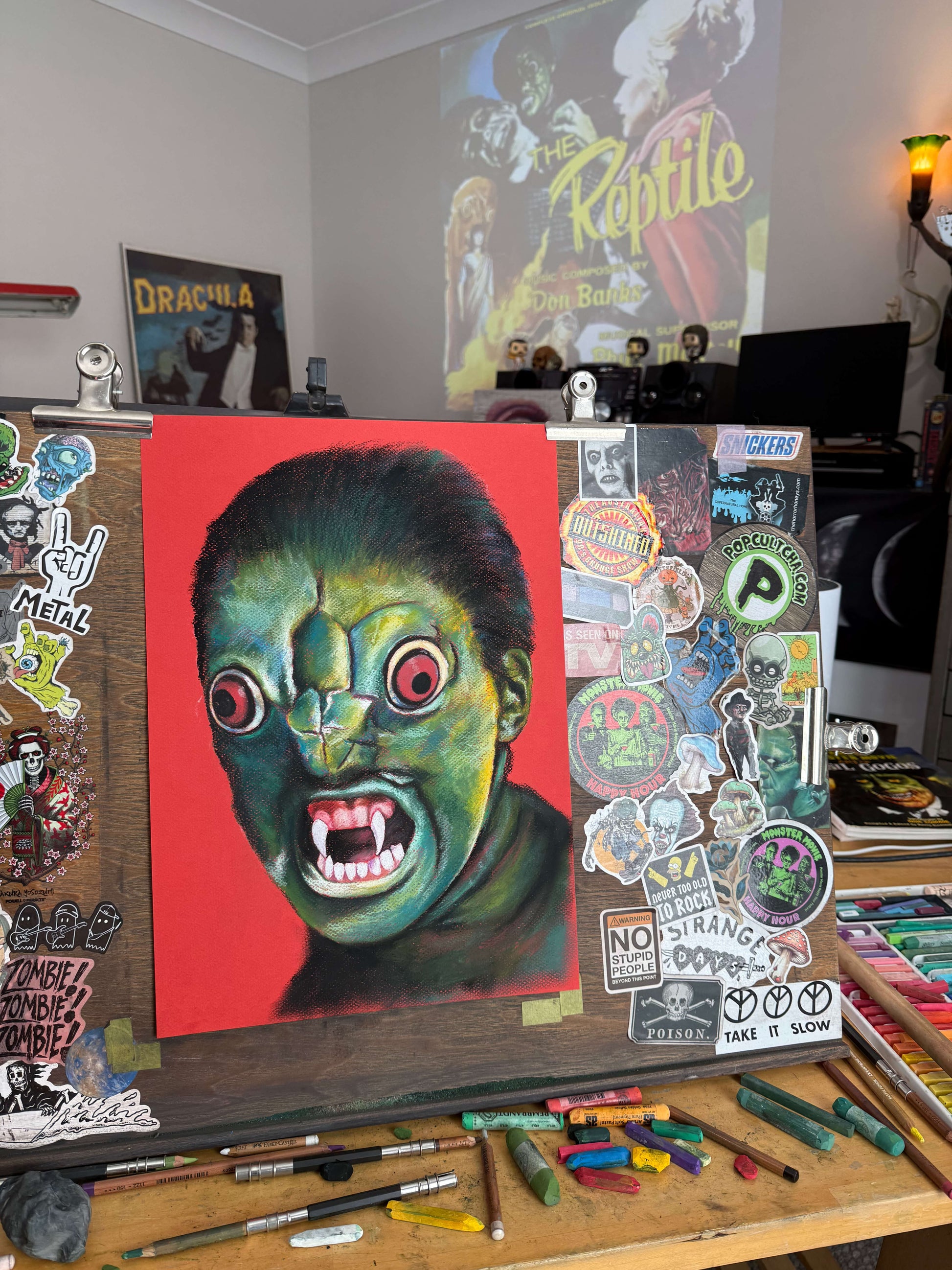 ChantalLauraHandley ORIGINAL ARTWORK The Reptile - Original Work