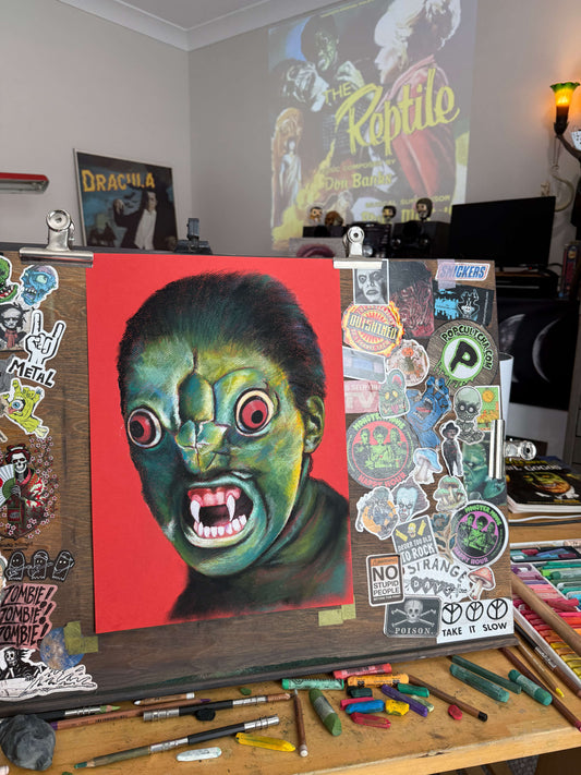 ChantalLauraHandley ORIGINAL ARTWORK The Reptile - Original Work