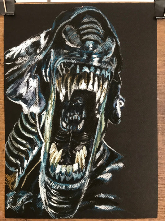 ChantalLauraHandley ART PRINT Alien - Xenomorph