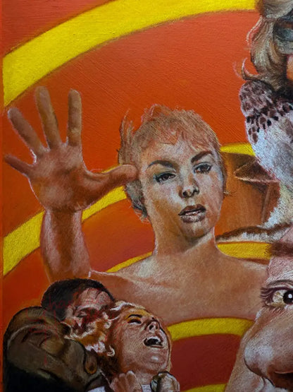 ChantalLauraHandley ORIGINAL ARTWORK Alfred Hitchcock