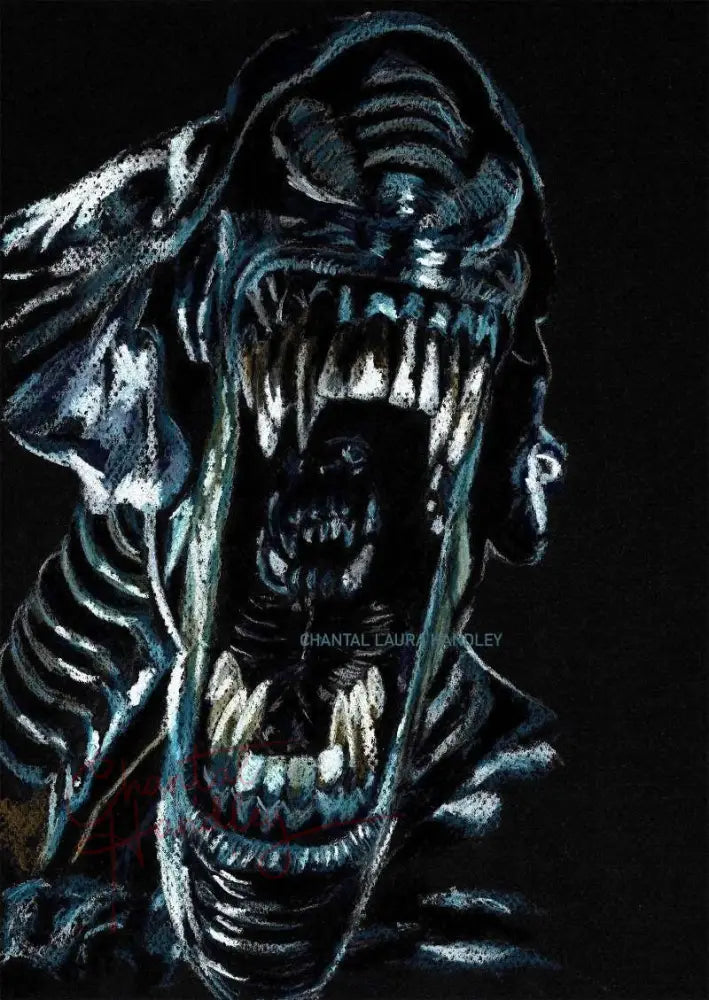 ChantalLauraHandley ORIGINAL ARTWORK Alien - Xenomorph