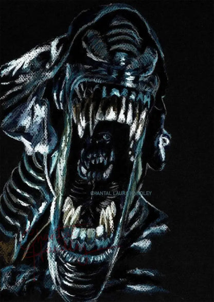 ChantalLauraHandley ORIGINAL ARTWORK Alien - Xenomorph
