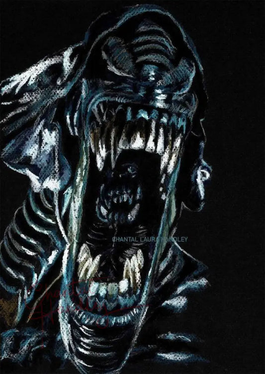 ChantalLauraHandley ORIGINAL ARTWORK Alien - Xenomorph