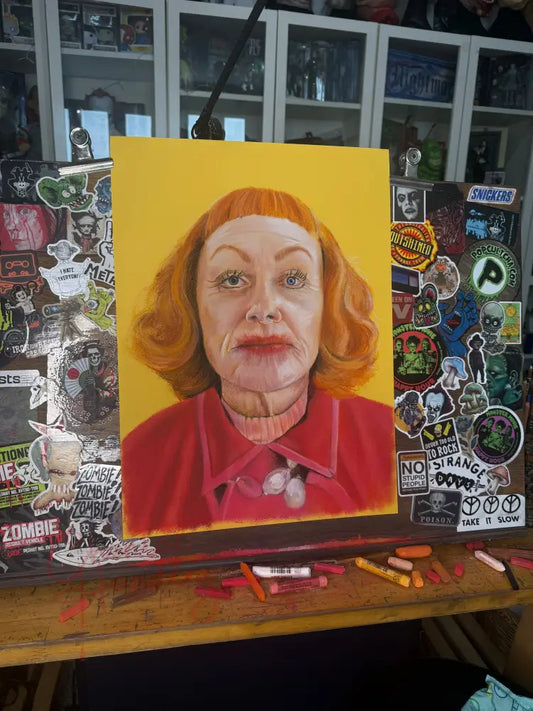 Chantal Laura Handley ORIGINAL ARTWORK Aunt Gladys - Weapons