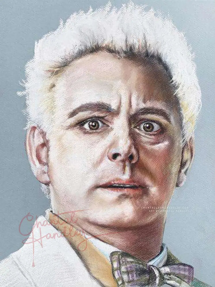 ChantalLauraHandley ORIGINAL ARTWORK Aziraphale - Original Pastel Artwork