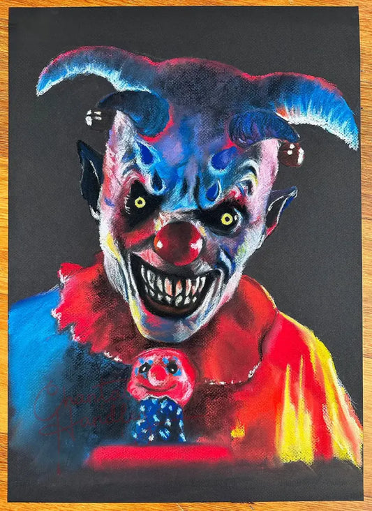 ChantalLauraHandley ORIGINAL ARTWORK Bad Candy Killer Clown