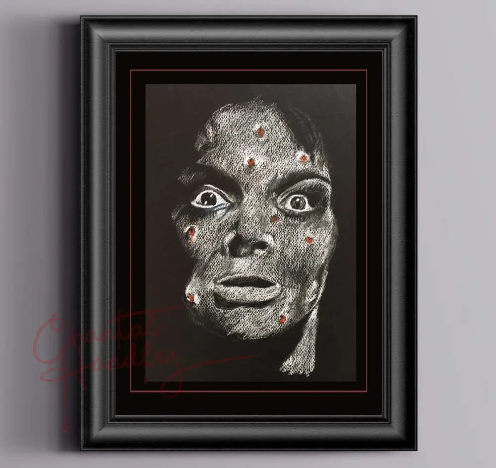 ChantalLauraHandley ORIGINAL ARTWORK BLACK SUNDAY - Original Pastel Artwork