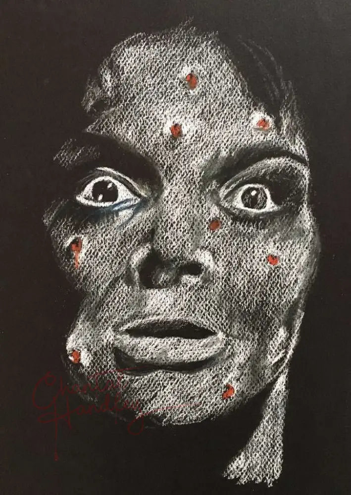 ChantalLauraHandley ORIGINAL ARTWORK BLACK SUNDAY - Original Pastel Artwork