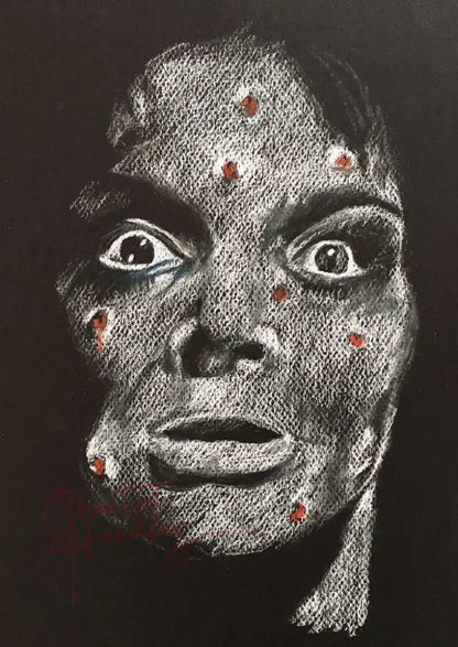 ChantalLauraHandley ORIGINAL ARTWORK BLACK SUNDAY - Original Pastel Artwork