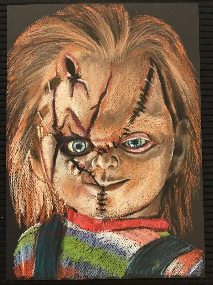 ChantalLauraHandley ORIGINAL ARTWORK CHILDS PLAY - Original Pastel Artwork