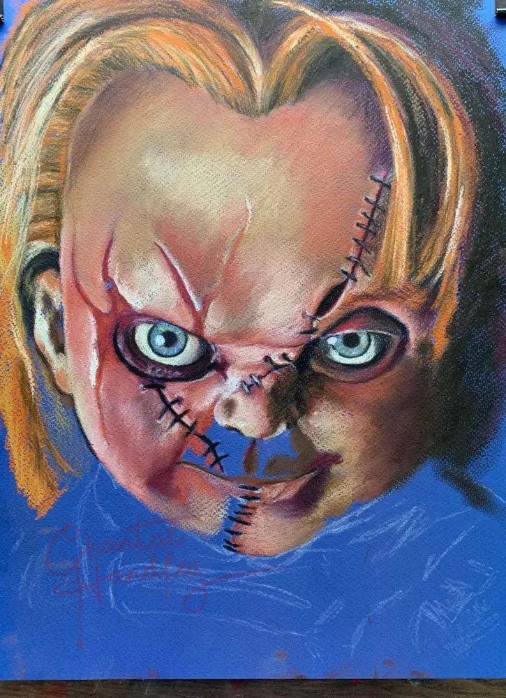ChantalLauraHandley ORIGINAL ARTWORK CHILDS PLAY - Original Pastel Artwork