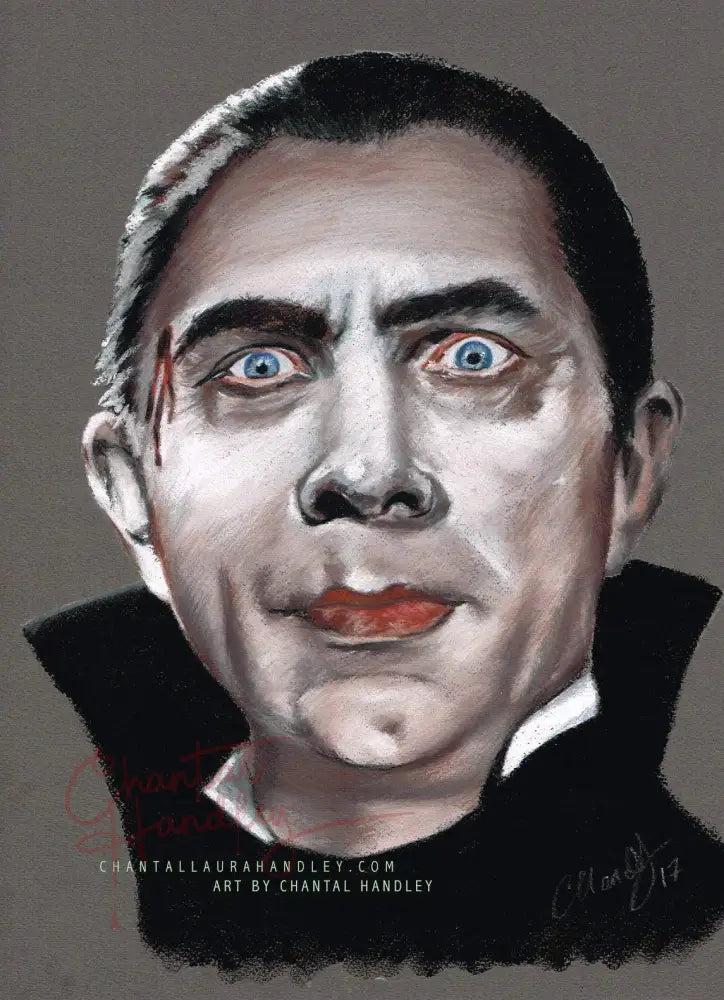 ChantalLauraHandley ORIGINAL ARTWORK Count Mora - Mark of the Vampire - Original Pastel Artwork
