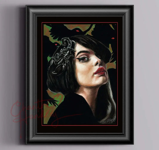 ChantalLauraHandley ORIGINAL ARTWORK DARK TEMPEST - Original Pastel Artwork