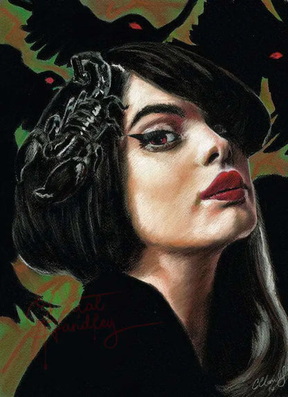 ChantalLauraHandley ORIGINAL ARTWORK DARK TEMPEST - Original Pastel Artwork