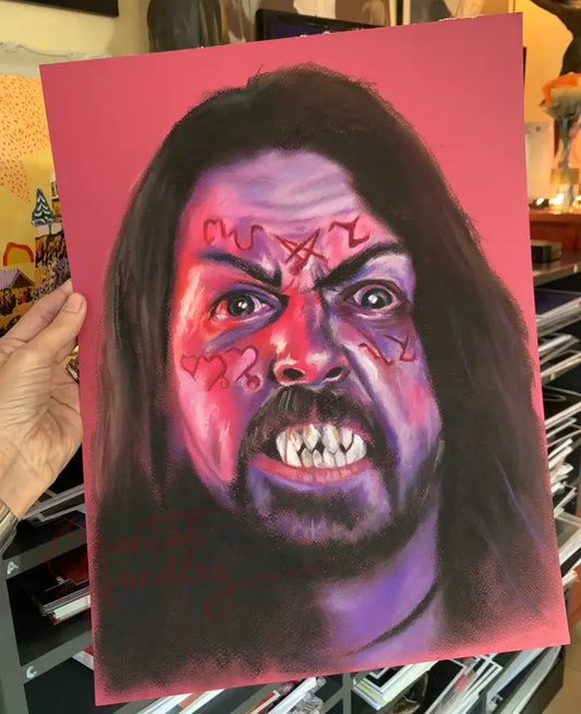 ChantalLauraHandley ORIGINAL ARTWORK Dave Grohl - STUDIO 666