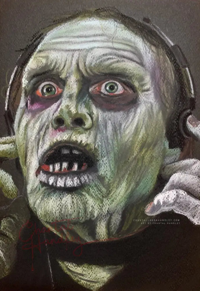 ChantalLauraHandley ORIGINAL ARTWORK DAY OF THE DEAD - Bub - Original Pastel Artwork