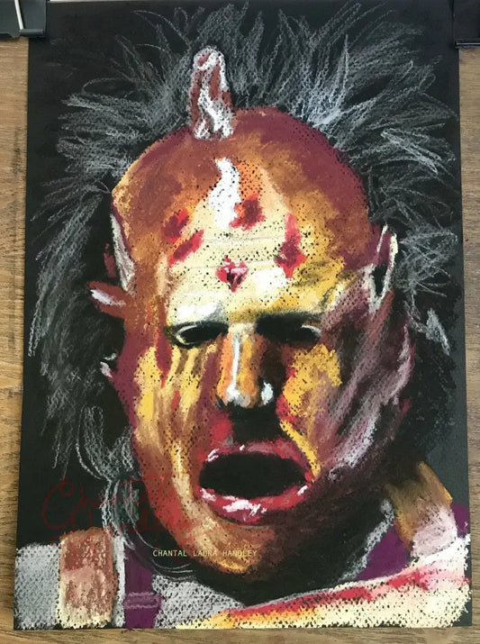 ChantalLauraHandley ORIGINAL ARTWORK DEATHHOUSE - Original Pastel Artwork