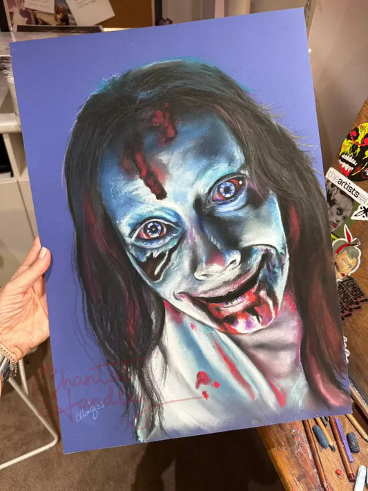 ChantalLauraHandley ORIGINAL ARTWORK ELLIE - EVIL DEAD RISE