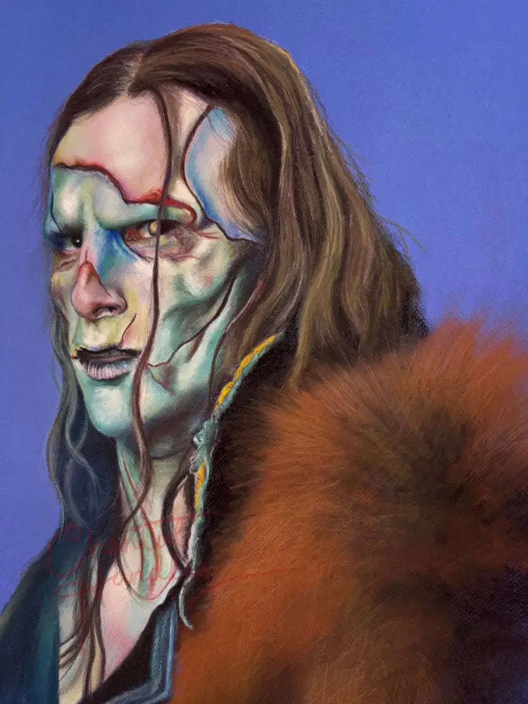 Chantal Laura Handley ORIGINAL ARTWORK Frankenstein - A Guillermo Del Toro Tribute | Original Pastel Artwork