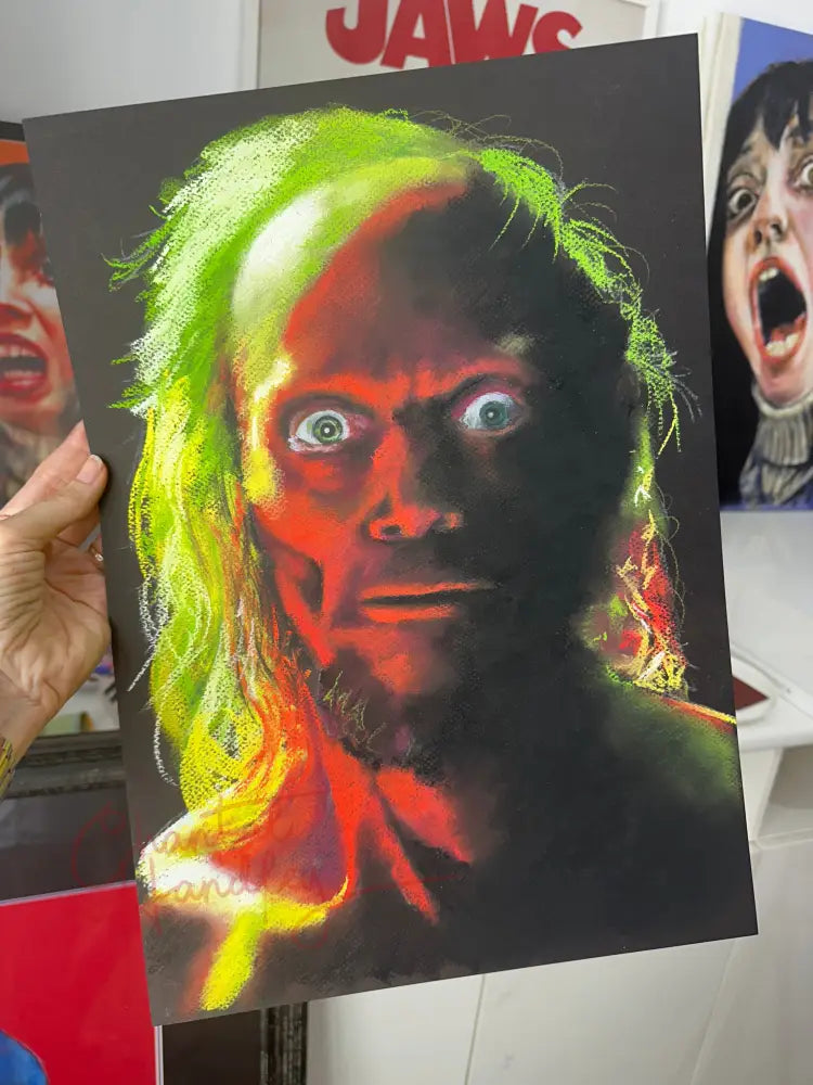 ChantalLauraHandley ORIGINAL ARTWORK Fried Barry - Original Pastel Artwork